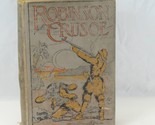Robinson Crusoe Daniel Defoe Cloth Hardcover Illustrated A L Burt Co. - $32.33