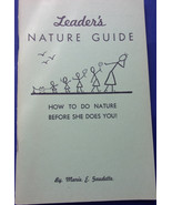 Vintage Leader’s Nature Guide by Marie Gaudette Girl Scout Booklet 1942 - $7.99