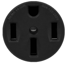 Add to Solar Generator: NEMA 14-50R 240V Output Receptacle for RVs, Trai... - $132.97