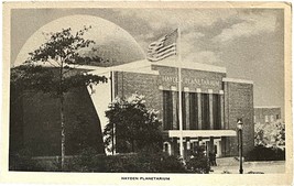 Hayden Planetarium, New York City, vintage postcard 1947 - $11.99