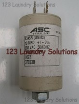Washer Capacitor, 10MFD 330VAC (X345R), for Speed Queen P/N: F370230 [Used] ~ - £10.89 GBP