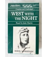 West With the Night by Beryl Markham Audiobook Cassettes Read by Julie H... - $51.90 CAD