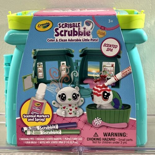 Primary image for Crayola Scibble Scrubbies Pets Scented Spa playset NEW