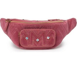 Authenticity Guarantee 
MCM Fursten Rhinestone Embellished Textured Pink... - £593.68 GBP