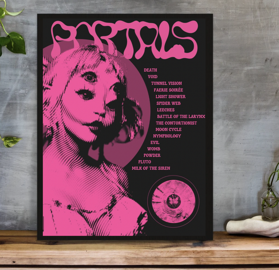 Melanie Martinez Poster, Cry Baby, K-12, After School, PORTALS, Melanie Martinez