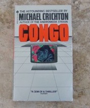 1981 Michael Crichton-Robert McGinnis CONGO 1st Avon Keyhole Cover - £15.76 GBP