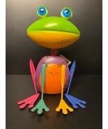Colorful Metal Frog Statue By Spring Shop For Indoor/Outdoor Decorative ... - €22,90 EUR