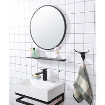 Bathroom Wall Mount Ceramic Vessel Sink 1 Hole Square Faucet Drain - £194.76 GBP
