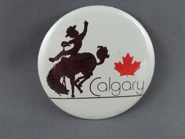 Vintage Calgary Tourism Pin - I heart Calgary - Very Unique - £12.02 GBP