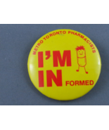 Retro  Pin - I&#39;m informed OTC Awareness Pin - Very Unique  - €10,26 EUR