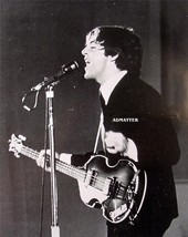 Vintage Beatles 11 X14 Poster Paul Mc Cartney Hofner Bass Guitar Music Art Print! - £10.70 GBP