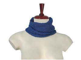 Blue neck scarf,neckerchief made of Babyalpaca wool - £26.20 GBP