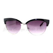 Womens Stylish Fashion Sunglasses Bolded Top Round Cateye - £8.79 GBP