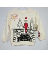 Elf On The Shelf Toddler Boys Sweatshirt Cream 4T - £13.33 GBP