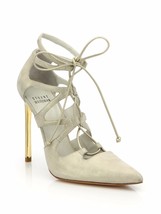 NEW STUART WEITZMAN Excite Shimmer Suede Lace-Up Pumps (Size 9.5 M) - $4... - £117.23 GBP