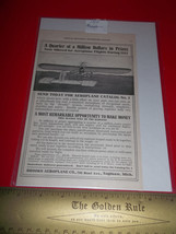 Home Treasure Decor 1918 Brooks Aeroplane Aviation Transportation Advert... - $9.49
