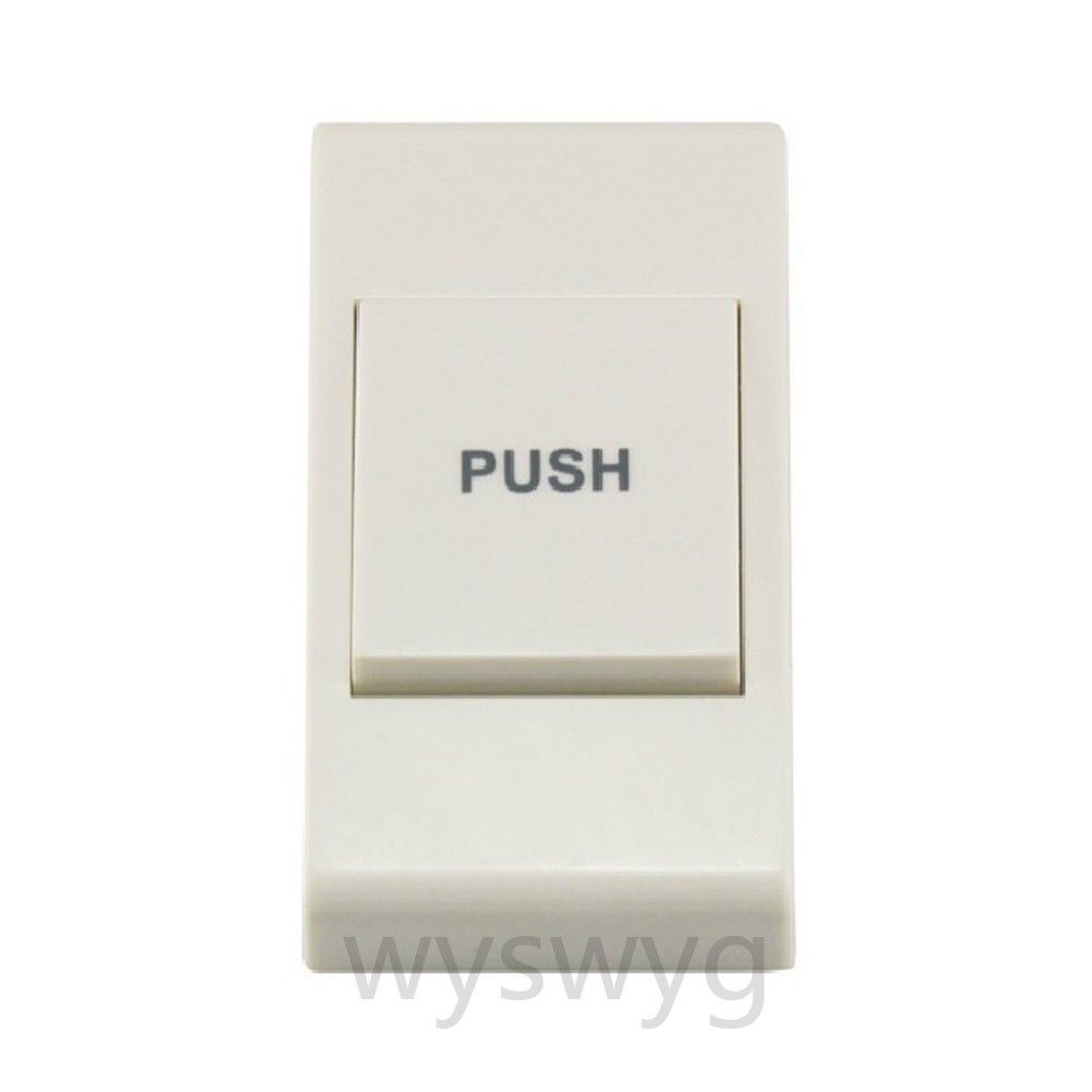 Small Door Exit Button Push Plastic Switch 36V a part of Access Control - $6.37