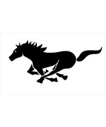 Horse Vinyl Sticker two pcs, wall car door gate sign decor - $84.33 MXN