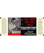 Hemingway FOR WHOM THE BELL TOLLS facsimile jacket for Blakiston Editoin - £17.70 GBP