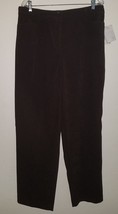 NWT JM Collection Chocolate Brown Pants Size 16 Career elastic on back o... - £15.78 GBP