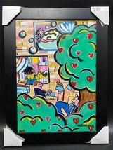 Rina Maimon Love Tree Original Acrylic on Canvas Framed 24x18 - £934.19 GBP