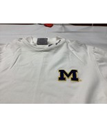 Michigan Wolverines Colosseum Long Sleeve Adult Medium M Mock T-Shirt NCAA - £11.59 GBP