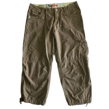 UNIONBAY Girls Juniors Cargo Capri Pants Size 14 Reg Brown - $21.14