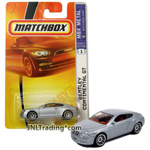 Year 2007 Matchbox Mbx Metal 1:64 Die Cast Car #1 Silver Bentley Continental Gt - $24.99