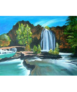 Greeting cards or prints of original landscape paintings 8 x 10-Christma... - $15.00