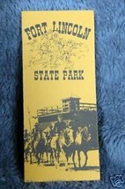 Fort Lincoln State Park North Dakota Brochure - £1.97 GBP