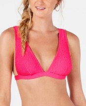 MSRP $20 Hula Honey Textured Bralette Top Pink Size Large (DFEECT) - £15.71 GBP