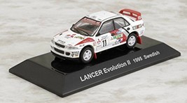 1/64 CM&#39;s Rally Car Collection SS7 MITSUBISHI LANCER Evolution II 2 Swed... - $38.49