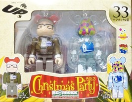 Medicom Toy Bearbrick Be@Rbrick Unbreakable Disney Pixar Christmas Party 2013... - $35.99