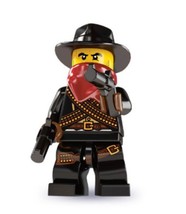 LEGO Minifigures Series 6 Bandit COLLECTIBLE Figure black-clad Outlaw Ol... - $16.19