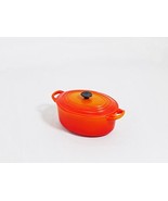 Japan Pepsi Nex vs Le Creuset Stoneware / Kitchen Ware Orange Oval Shape... - £8.46 GBP