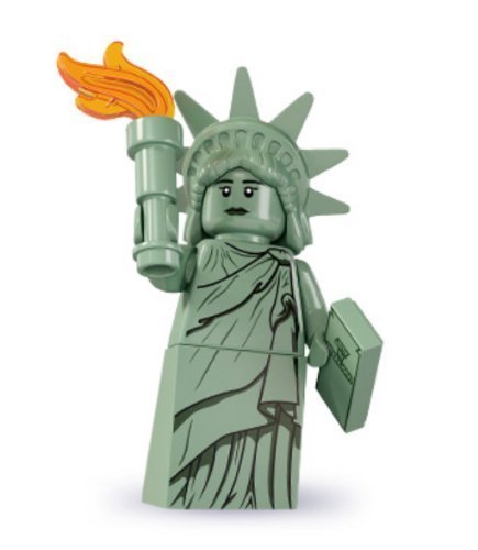 LEGO Minifigures Series 6 Lady Liberty COLLECTIBLE Figure NY Statue of Libert...
