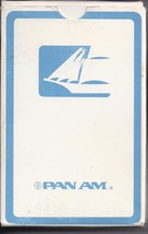 Vintage Pan Am Airlines Bridge Size Playing Cards, Used, Complete  - £7.97 GBP