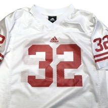 Adidas NCAA Wisconsin Badgers 2 Sided #32 Jersey Boys Size XL 18-20 White - £18.86 GBP