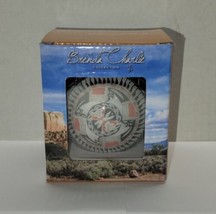 Brenda Charlie 3&quot; Glass Ball Ornament Pueblo Native American Southwestern - £14.07 GBP