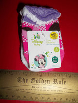 Disney Baby Clothes 6M-12M Minnie Mouse Girl Socks Apparel 3 Pair Footwear Set - £4.49 GBP