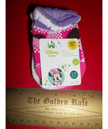 Disney Baby Clothes 6M-12M Minnie Mouse Girl Socks Apparel 3 Pair Footwe... - €4,83 EUR