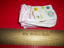 Disney Princess Baby Clothes 6M-12M Princesses Socks Apparel 3 Pair Footwear Set - £4.55 GBP