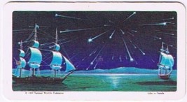 Brooke Bond Red Rose Tea Card #3 Falling Stars The Space Age - £0.74 GBP