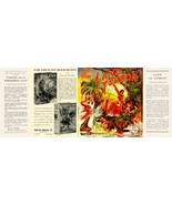 Edgar Rice Burroughs LAND OF TERROR facsimile dust jacket for the first ... - €18,97 EUR