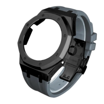 Casioak Steel Case MOD Kit Shock G-SHOCK GA2100 GA2110 Black Grey Crown - £63.49 GBP