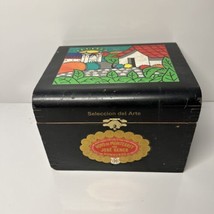 Vintage Hoyo De Monterrey de Jose Gener wooden cigar box Hand Painted Honduras - $24.72