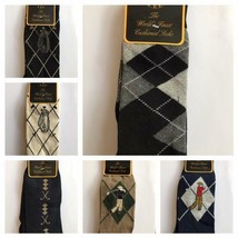 On The Tee Men&#39;s Premium Golf Socks. Various Designs. Argyle, Golf Bags,... - £7.63 GBP