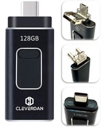 4 in 1 Android and 128GB Photo Stick USB 3.0 Flash Drive Compatible with... - £39.85 GBP