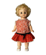 Vintage Horsman Blonde Curly Hair Vinyl Sleepy Eye Baby Doll Dress Shoes... - $29.69