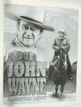 John Wayne Metal Tin Sign American Legend Western Cowboy Hollywood Retro Decor  - £14.16 GBP
